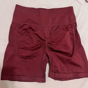 Amazon Women's Maroon Bike Shorts
